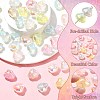 35Pcs 7 Colors Transparent Acrylic Beads MACR-CJ0002-43-3