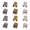 9Pcs 3 Colors Iron Bolo Tie Slide Clasps IFIN-FH0001-78-1