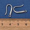 Rack Plating Brass Micro Pave Clear Cubic Zirconia Earring Hooks KK-A231-12P-3