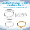 20Pcs 2 Colors 925 Sterling Silver Split Jump Rings STER-SC0001-41A-2