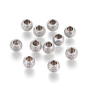 Non-Tarnish 304 Stainless Steel Textured Spacer Beads X-STAS-P108-04P-A-1