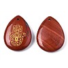 Natural Red Jasper Pendants G-T122-73K-3