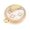 Alloy Enamel Pendants X1-ENAM-T021-03E-2