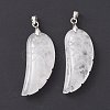 Natural Quartz Crystal Pendants G-I314-01P-05-2