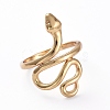 Adjustable Brass Cuff Rings RJEW-G096-32G-2