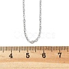 Tarnish Resistant Classic Plain 304 Stainless Steel Mens Womens Cable Chain Necklaces STAS-M174-025P-3