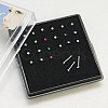 Stainless Steel Nose Studs Nose Piercing Jewelry X-AJEW-D006-3A-1