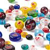 360Pcs 5 Styles Handmade Lampwork Beads LAMP-LS0001-03-5