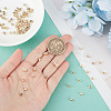 100Pcs Rack Plating Brass Beads KK-GO0001-63-3