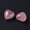 Natural Rose Quartz Heart Love Stone G-L533-57-2