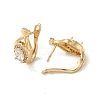 Brass Hoop Earrings EJEW-L271-13KCG-02-2