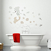 3 Sets DIY Adhesive Acrylic Mirror Wall Decoration Kit DIY-CN0001-92-5