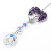 Natural Amethyst Big Pendants G-N333-008J-2