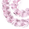 Transparent Glass Beads GLAA-Q066-14mm-B17-2