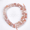 Natural Sunstone Beads Strands X-G-S333-4mm-038-2