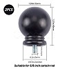 2Pcs ABS Plastic Curtain Rod Head FIND-GF0001-59B-2