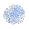 Mixed Color Imitation Cat Eye Glass Round Seed Beads SEED-NH0003-01A-08-2