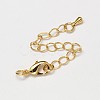 PVD Vacuum Plating Brass Chain Extender X-KK-I598-16G-RS-1