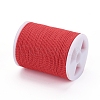 Round Waxed Polyester Cord YC-G006-01-1.0mm-15-2