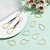 10Pcs 201 Stainless Steel Linking Rings STAS-UN0058-75-4