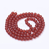 Baking Paint Transparent Glass Bead Strands X-GLAA-S031-8mm-06-3
