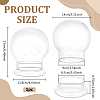 Round Glass Dome Cover GLAA-WH0049-013C-2