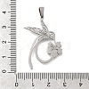 304 Stainless Steel Pendants STAS-U030-11P-3