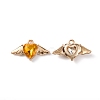 Zinc Alloy Rhinestone Pendants ALRI-TAC0003-24A-2