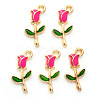Alloy Enamel Pendants ENAM-S121-049-1-2