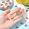 14Pcs Brass Charms KK-BBC0017-50-4