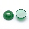 Natural Dyed & Heated Green Onyx Agate Cabochons X-G-P393-R42-12mm-2