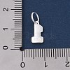 Number Series 925 Sterling Silver Charms STER-Q002-01B-2