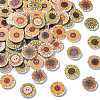 1 Set 100Pcs Wood Buttons BUTT-CJC0002-05B-1-1