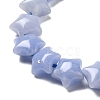 Synthetic Blue Lace Agate Beads Strands G-Z080-A21-8mm-4
