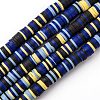 Handmade Polymer Clay Beads Strands CLAY-R089-6mm-T02B-33-1