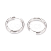 Tarnish Resistant 304 Stainless Steel Huggie Hoop Earrings EJEW-G272-01-20mm-P-2