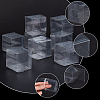 40Pcs Square PET Clear Party Favor Gift Box DIY-BC0006-41A-5