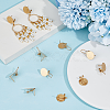 10Pcs 304 Stainless Steel Stud Earring Findings STAS-SP0001-88A-G-3