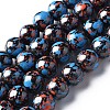 Spray Painted Non-magnetic Synthetic Hematite Beads Strands LS-G-N337-06E-1