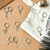 24Pcs 12 Styles Snake Alloy Shoes Charms HJEW-CJ00084-6