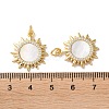 Brass Micro Pave Clear Cubic Zirconia Pendants KK-B083-36C-G-3