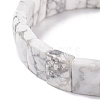 Natural Howlite Stretch Bracelets BJEW-F406-B21-3
