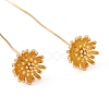 Brass Daisy Flower Head Pins  FIND-B009-09G-3