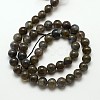 Grade AA Natural Gemstone Labradorite Round Beads Strands G-E251-33-8mm-3