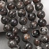 Natural Fluorescent Syenite Rock(Glow under UV Light) Beads Strands GG-NH0012-A01-8mm-1