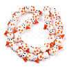 Handmade Lampwork Beads Strands LAMP-N021-43H-2