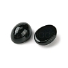 Synthetic Black Stone Cabochons G-A094-01B-38-2