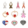 Alloy Enamel Pendants PALLOY-TA0001-14-1