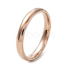 Ion Plating(IP) 304 Stainless Steel Flat Plain Band Rings STAS-I160-D-22mm-RG-1