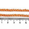 Electroplate Transparent Glass Beads Strands EGLA-A035-T3mm-A05-4
